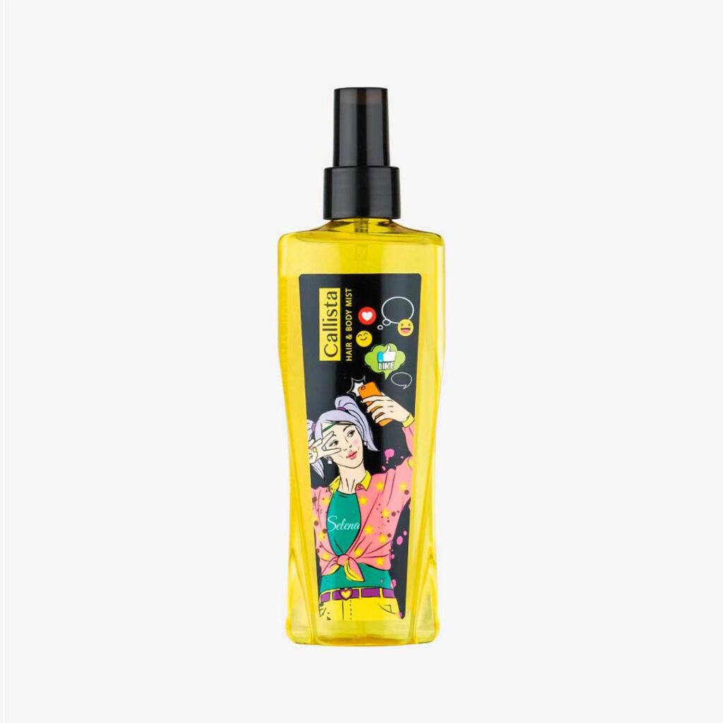 Selena callista women's body splash | بادی اسپلش زنانه سلنا کالیستا | بادی اسپلش زرد کالیستا